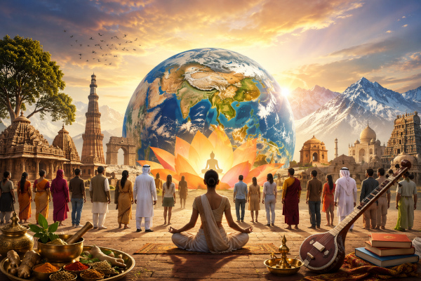 Global unity in meditation and nature