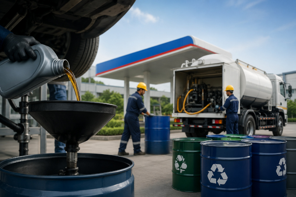 HPCL and Tata Motors Launch Used Lubricant Recycling Pilot