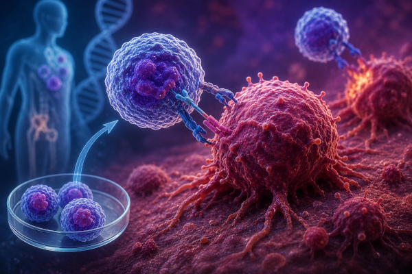 Immune cells targeting cancer cells