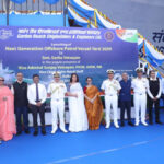 Indian Navy Launches Sanghmitra, Next Generation Offshore Patrol Vessel Built at GRSE Kolkata