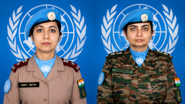 Lieutenant Colonel Urmimala Bhattacharya and Lieutenant Colonel Kirti Sethi