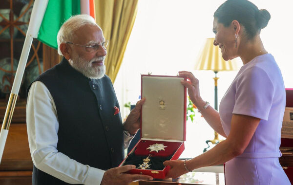 PM Modi Receives Sweden’s Royal Order of the Polar Star