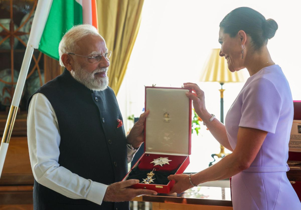 PM Modi Receives Sweden’s Royal Order of the Polar Star