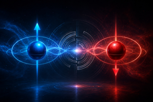Quantum particles in cosmic alignment