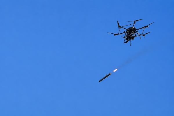 Unmanned Aerial Vehicle Launched Precision Guided Missile-V3