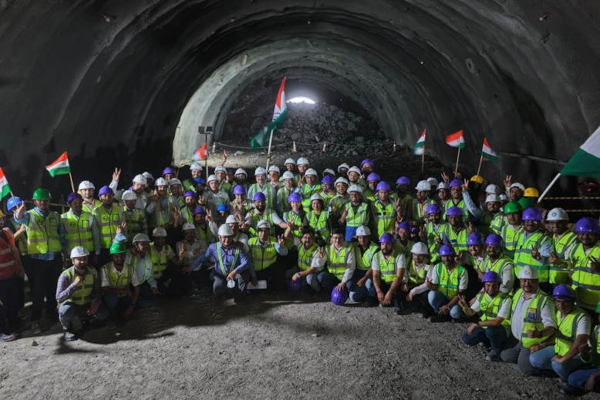 Third Mountain Tunnel Breakthrough