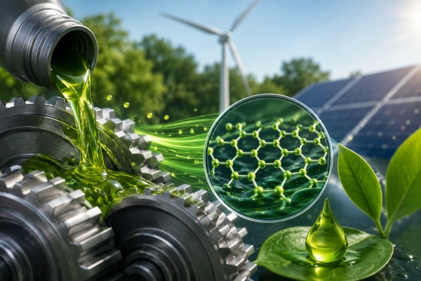 Borophene-based green lubricant