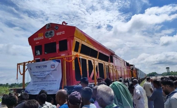India's First Direct Commercial Container Freight Train Reaches Nepal