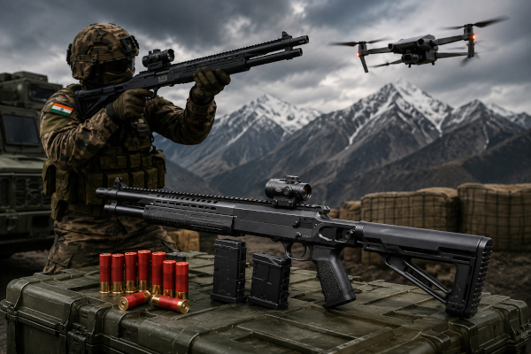 SSS Defence T-12: India’s Indigenous Shotgun Built for the Last Mile of Counter-Drone Warfare