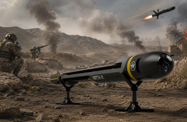 ArthX Develops SHARANGA Tube-Launched Tactical Loitering Munition