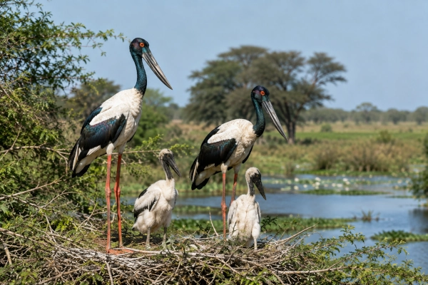 Black-Necked Stork