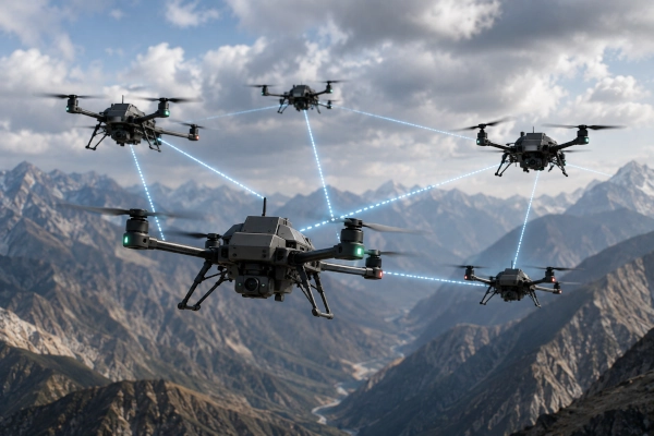 DRDO Pushes Indigenous Multi-Drone Formation Technology