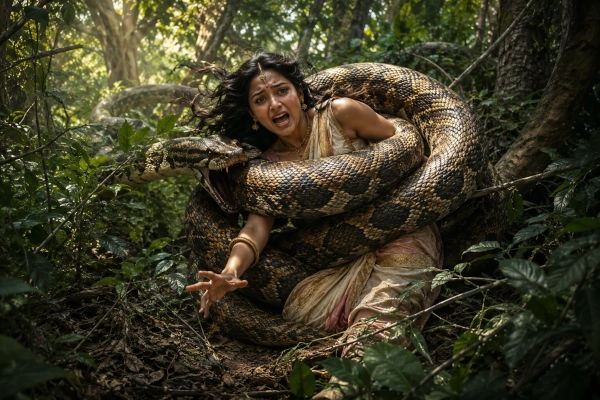Damayanti and the Python
