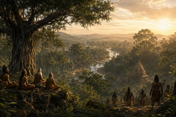 Dandakaranya — one of the great forests of Bharat.