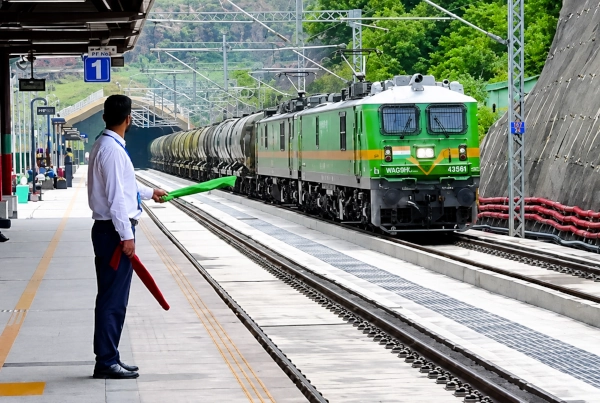 First Fuel Train Trial to Kashmir Valley