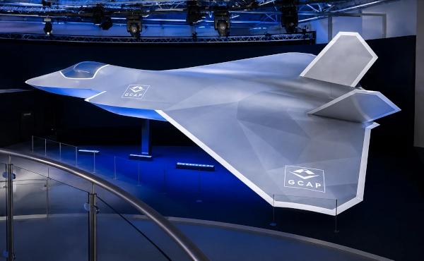 Futuristic GCAP Aircraft Exhibition Display
