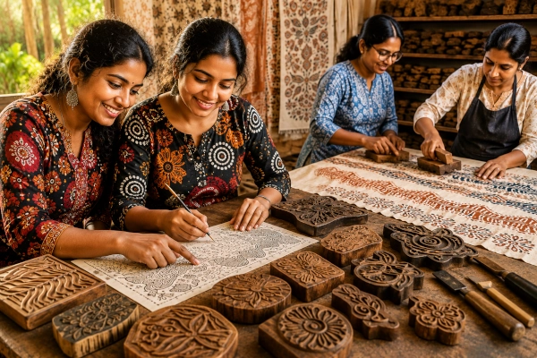 Indian Woodblock Craft