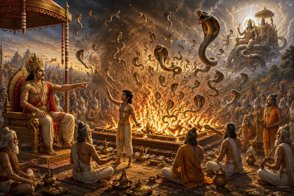 Janamejaya’s Snake Sacrifice