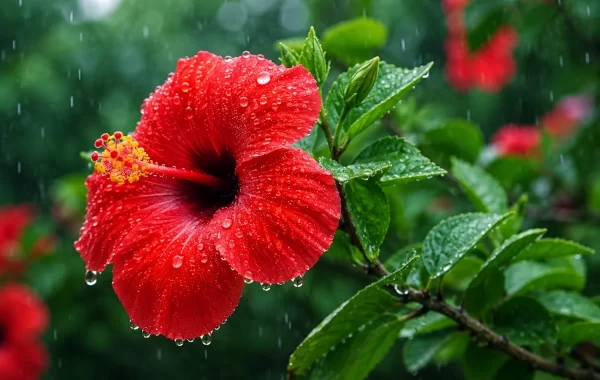 Japa (Hibiscus rosa-sinensis): Ayurveda’s Crimson Flower for Hair, Cooling and Traditional Healing