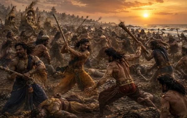 Krishna and the Hunter Jara