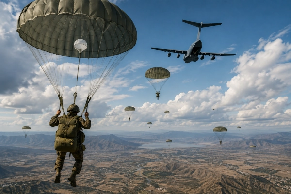 Military Combat Parachute System (MCPS) from DRDO