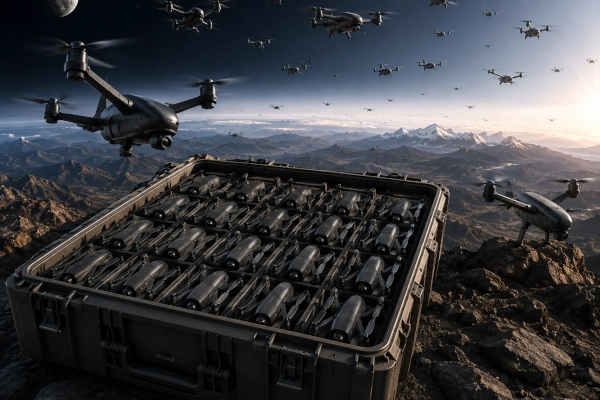 Nabhastra Emerges L1 for 30 Long-Range VTOL Kamikaze Drones