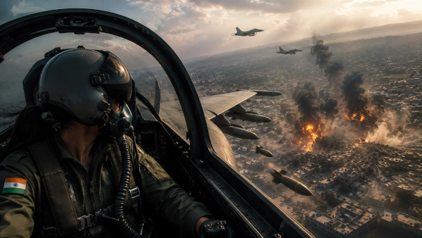 Women fighter pilots of the Indian Air Force flew frontline combat missions