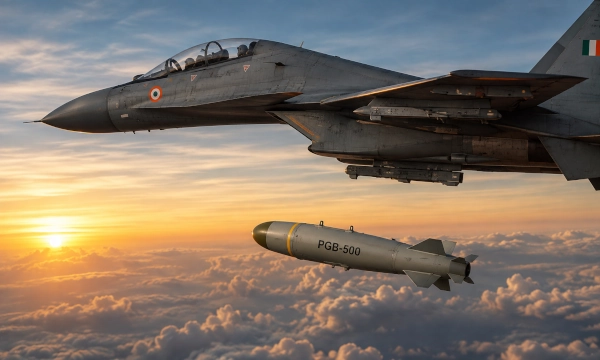 PGB-500 Carriage and Release Trials from Su-30MKI