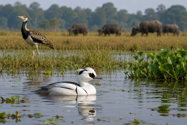 Rare Migratory Smew