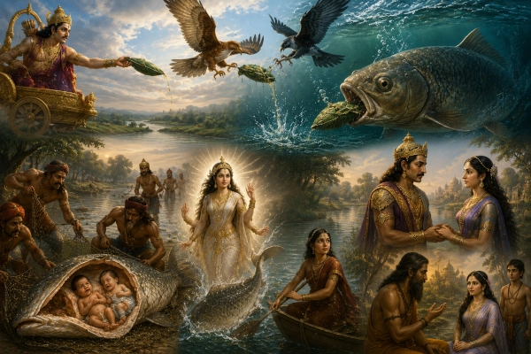 Satyavati and the Fish