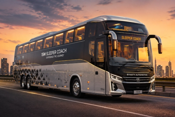 First 15-Metre Multi-Axle Sleeper Bus