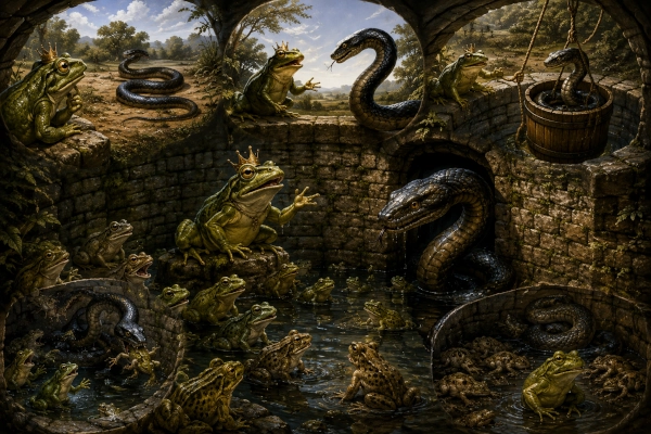 The Frog and The Serpent