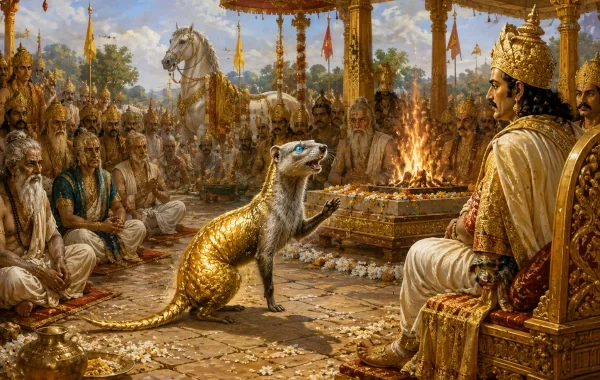 The Golden Mongoose at the Ashvamedha