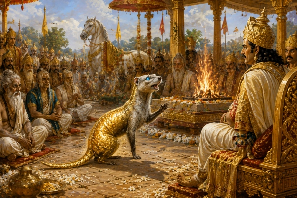 The Golden Mongoose at the Ashvamedha
