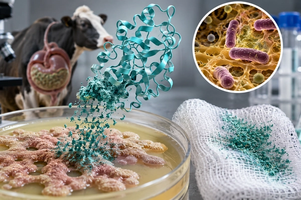 Turn Cow-Gut Enzyme Into Potential Weapon Against Drug-Resistant Bacterial Biofilms