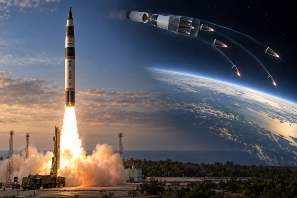 India Launches New Generation Strategic Missile AGNI-V,