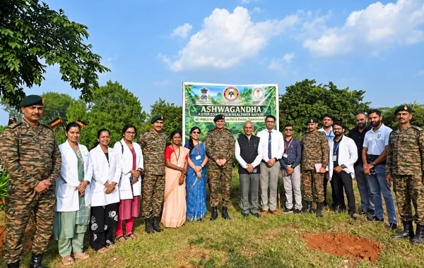 AIIA and 132 ECO Task Force Launch 10,000-Plant Ashwagandha Research Initiative in Delhi’s Aravalli Landscape