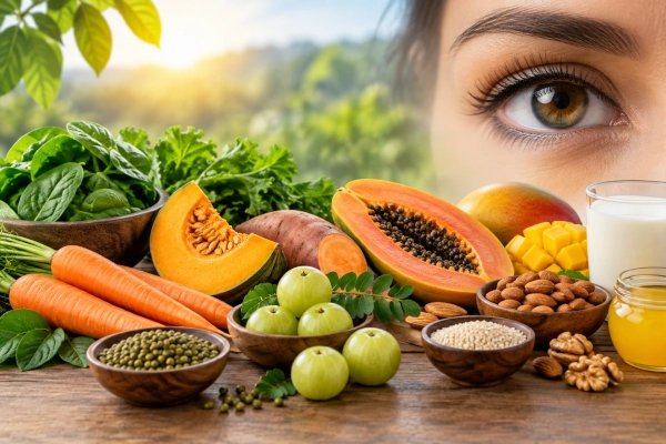Ayurveda food for eyes