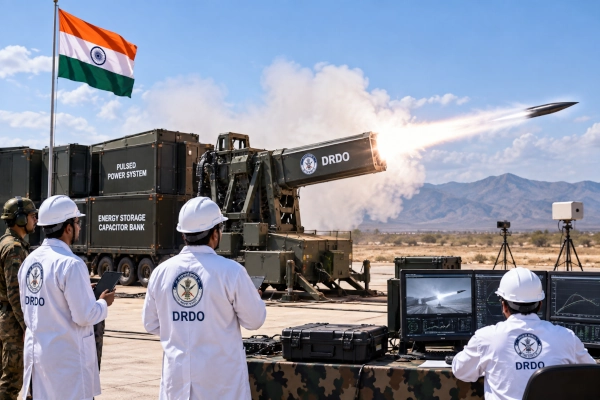 DRDO Railgun system