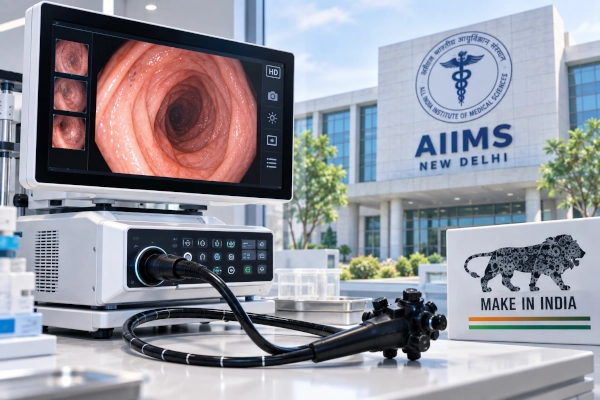 First Serial-Numbered Made-in-India Endoscopy System Through AIIMS New Delhi