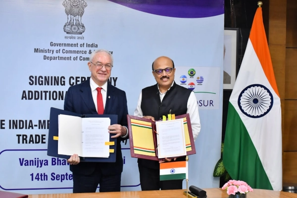 India and MERCOSUR Sign First Additional Protocol