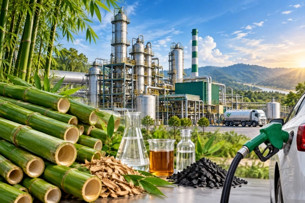 NRL’s World-First Bamboo 2G Ethanol Plant Produces Fuel
