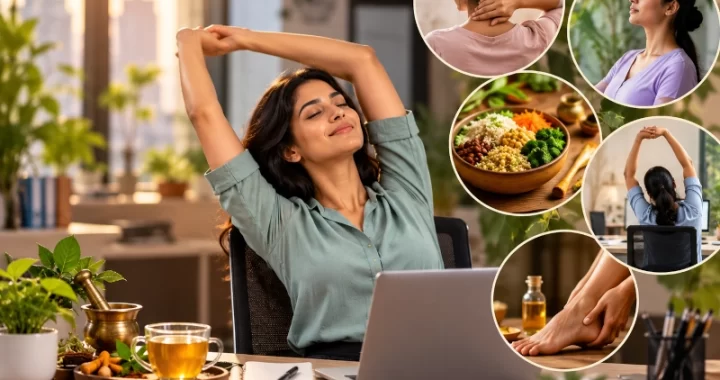 Ayurveda for Office Workers: Daily Habits to Reduce Stiffness and Fatigue