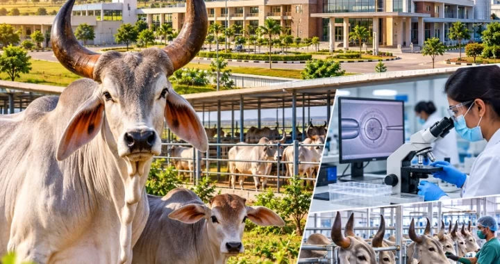 India Establishes ₹325 Crore Bharat Bovine Breeding and Research Centre in Gujarat to Advance Indigenous Cattle Genetics