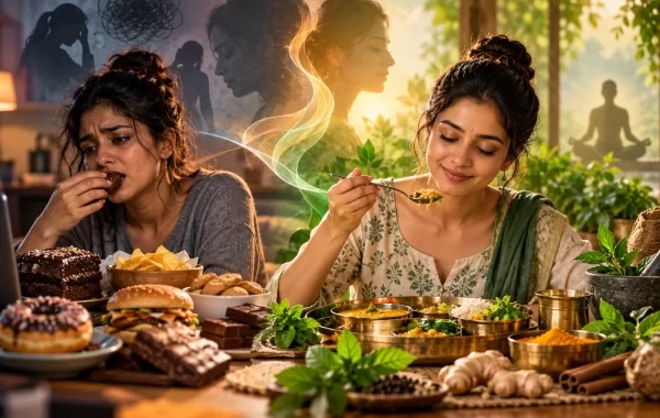 Ayurveda and Emotional Eating: Understanding How Stress, Emotions and Food Affect Digestion