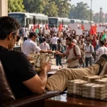 The Business of Paid Protests: Manufactured Crowds, Media Manipulation and the Economics of Political Influence
